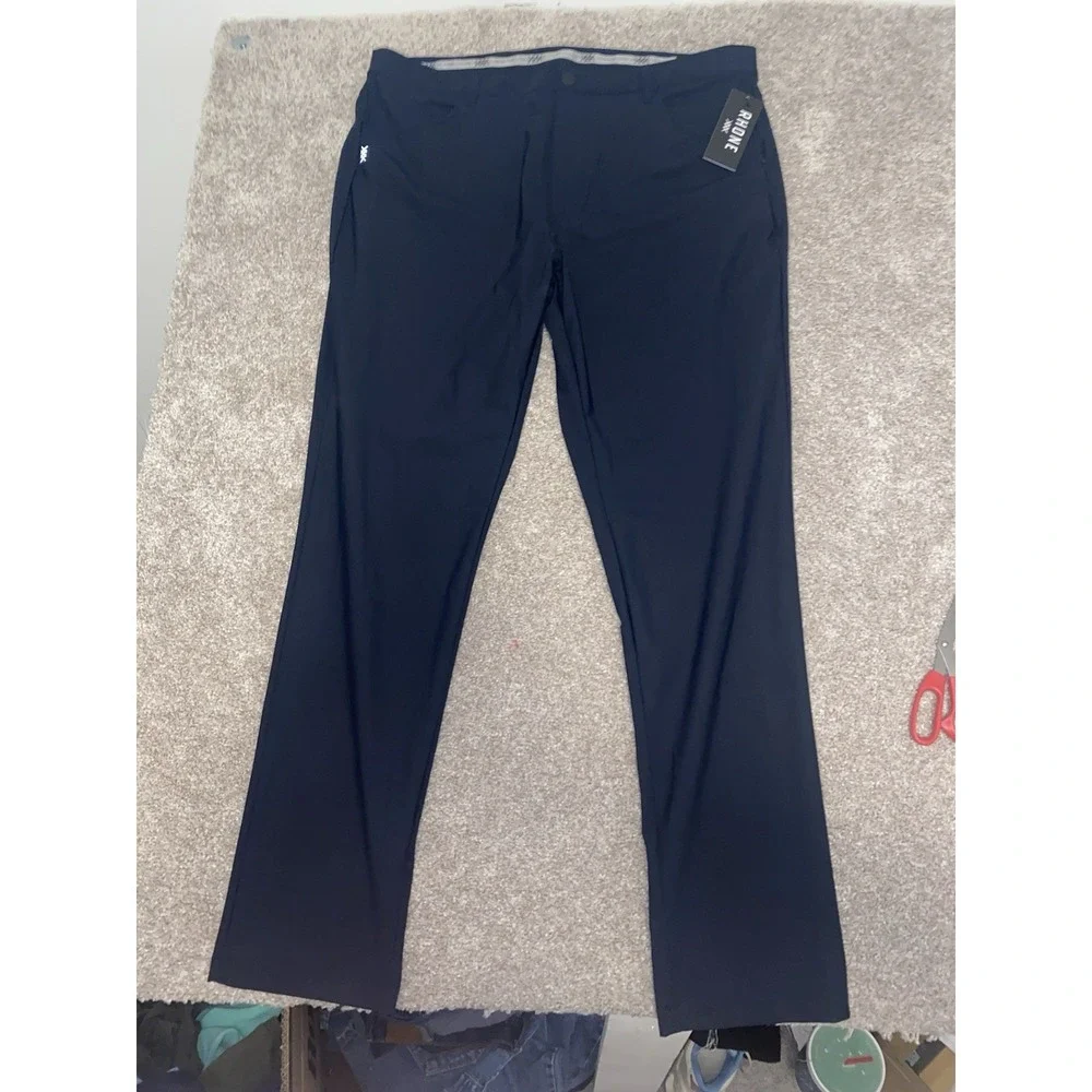 Rhone‎ Momentum Golf Five Pocket Pants Slim Straight Blue 40x34 Performance Prep